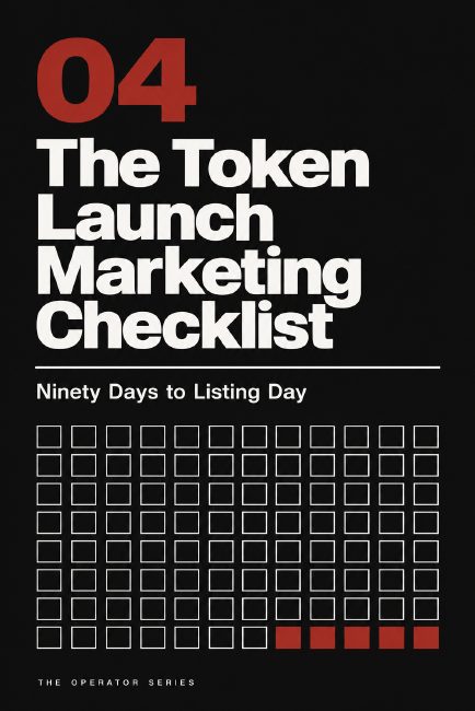 Cover of The Token Launch Marketing Checklist